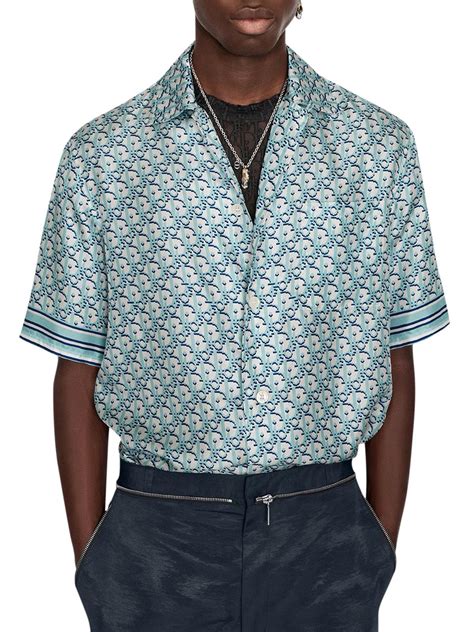 dior oblique hawaiian beaded shirt|Dior Oblique Pixel Hawaiian Shirt Multicolor Silk Twill .